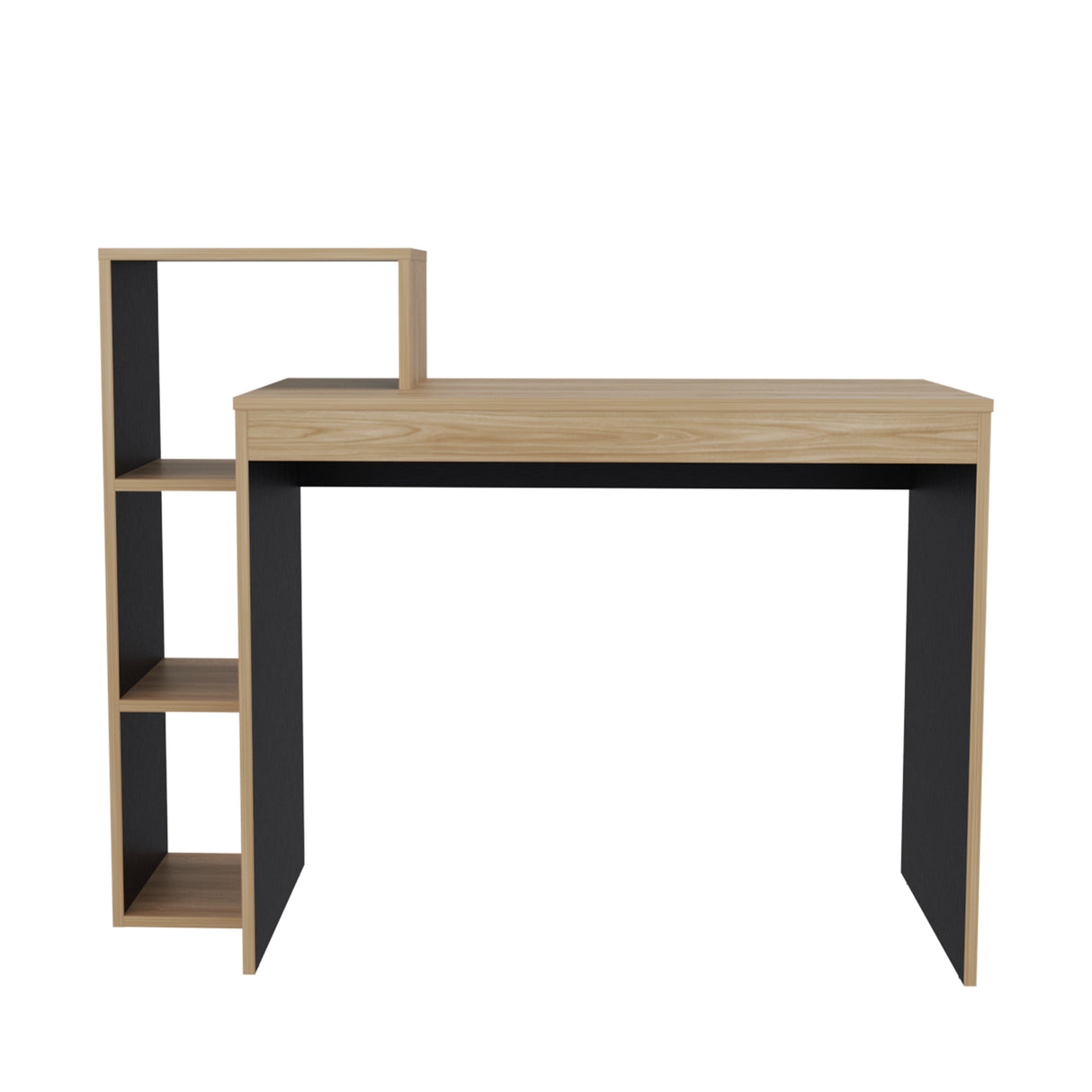 Escritorio Britt Fresno Europeo y Blanco 110x90cm sin Cajones - ESCRITORIOS | Bylmo