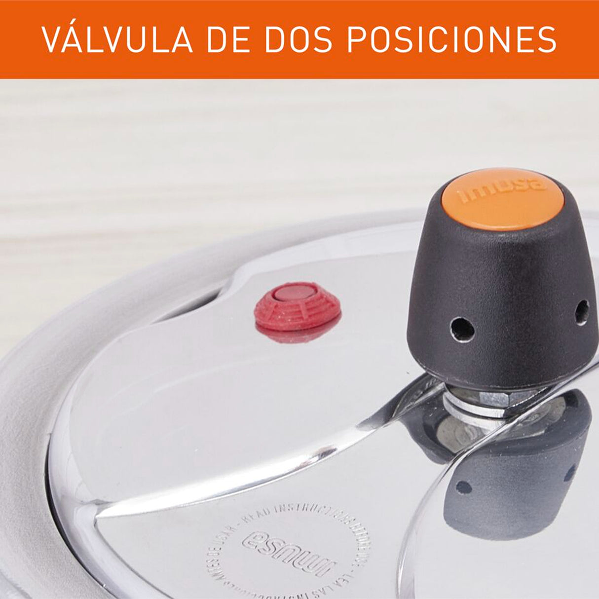 Combo Olla a Presión Imusa SecuryPlus Plateado 48.3x41.7cm Antiadherente con Tapa - OLLAS Y SARTENES | Bylmo