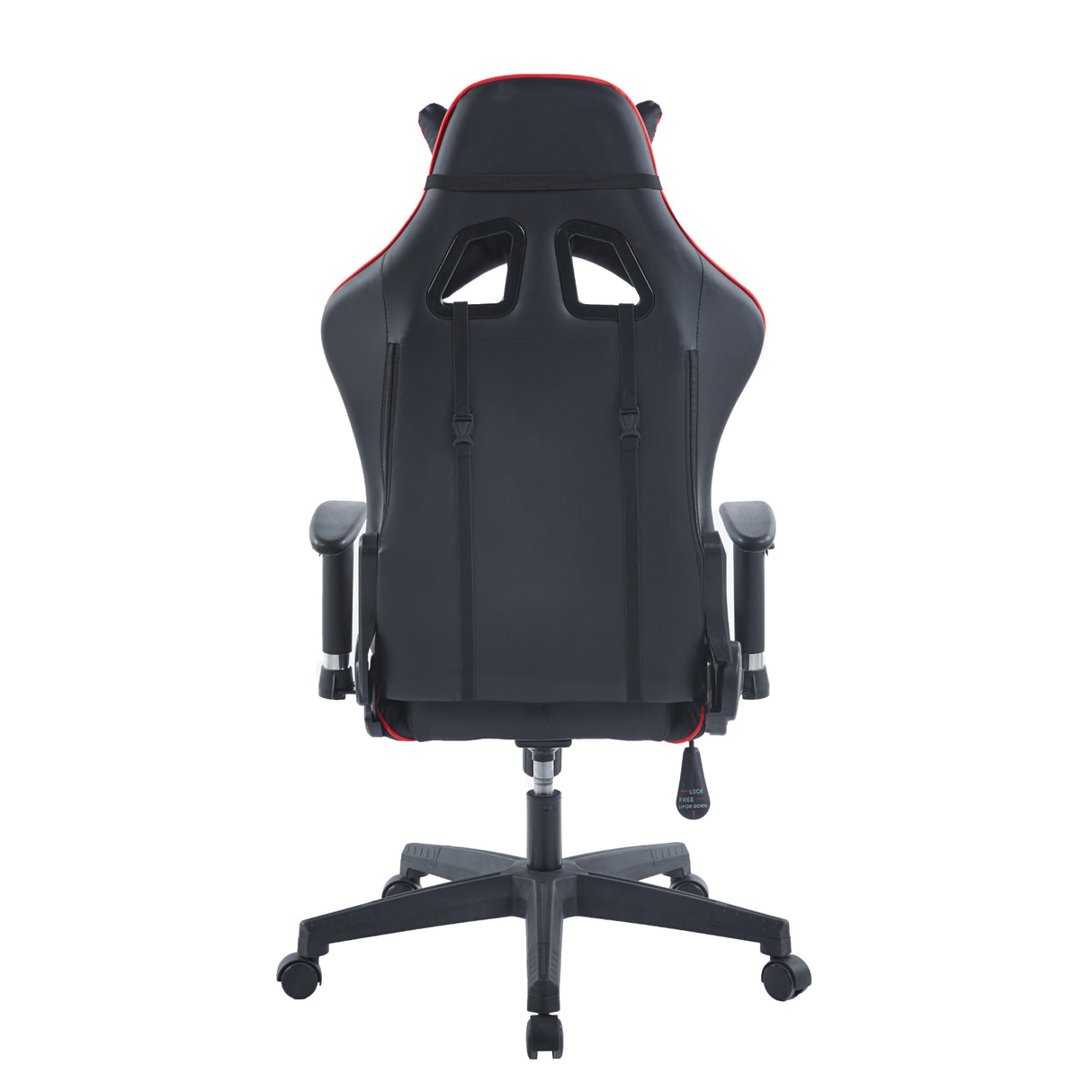 Silla Gamer Nova Negro y Rojo 53x137cm Reclinable con Soporte Lumbar y Apoya Cabezas - SILLAS DE OFICINA | Bylmo