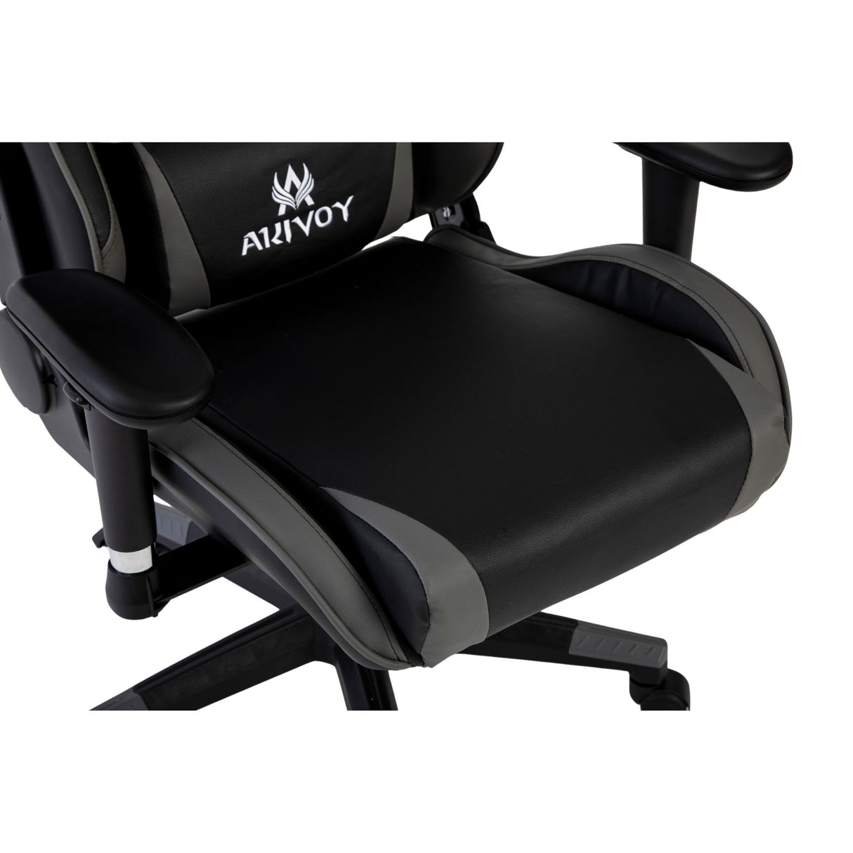 Silla Gamer Cupra Negro y Gris 54x137cm Reclinable con Soporte Lumbar y Apoya Cabezas - SILLAS DE OFICINA | Bylmo