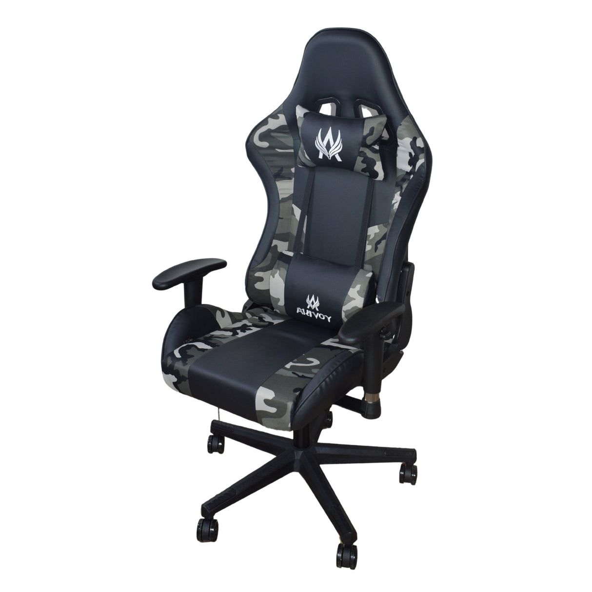 Silla Gamer Black Cops Negro 51x132cm Reclinable con Soporte Lumbar y Apoya Cabezas - SILLAS DE OFICINA | Bylmo