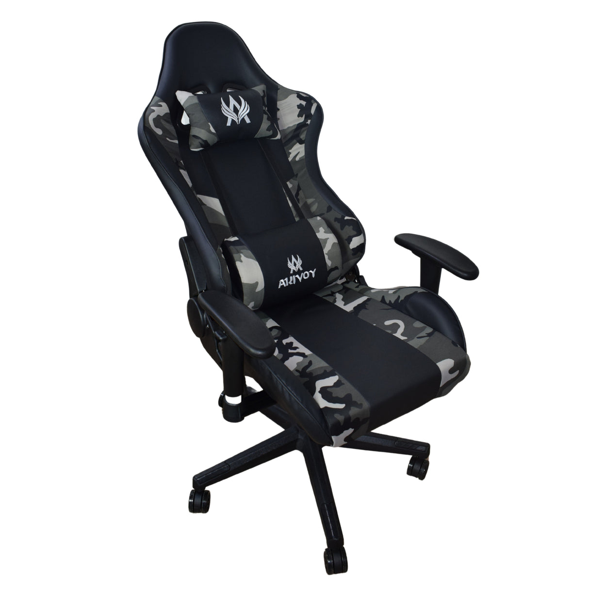 Silla Gamer Black Cops Negro 51x132cm Reclinable con Soporte Lumbar y Apoya Cabezas - SILLAS DE OFICINA | Bylmo
