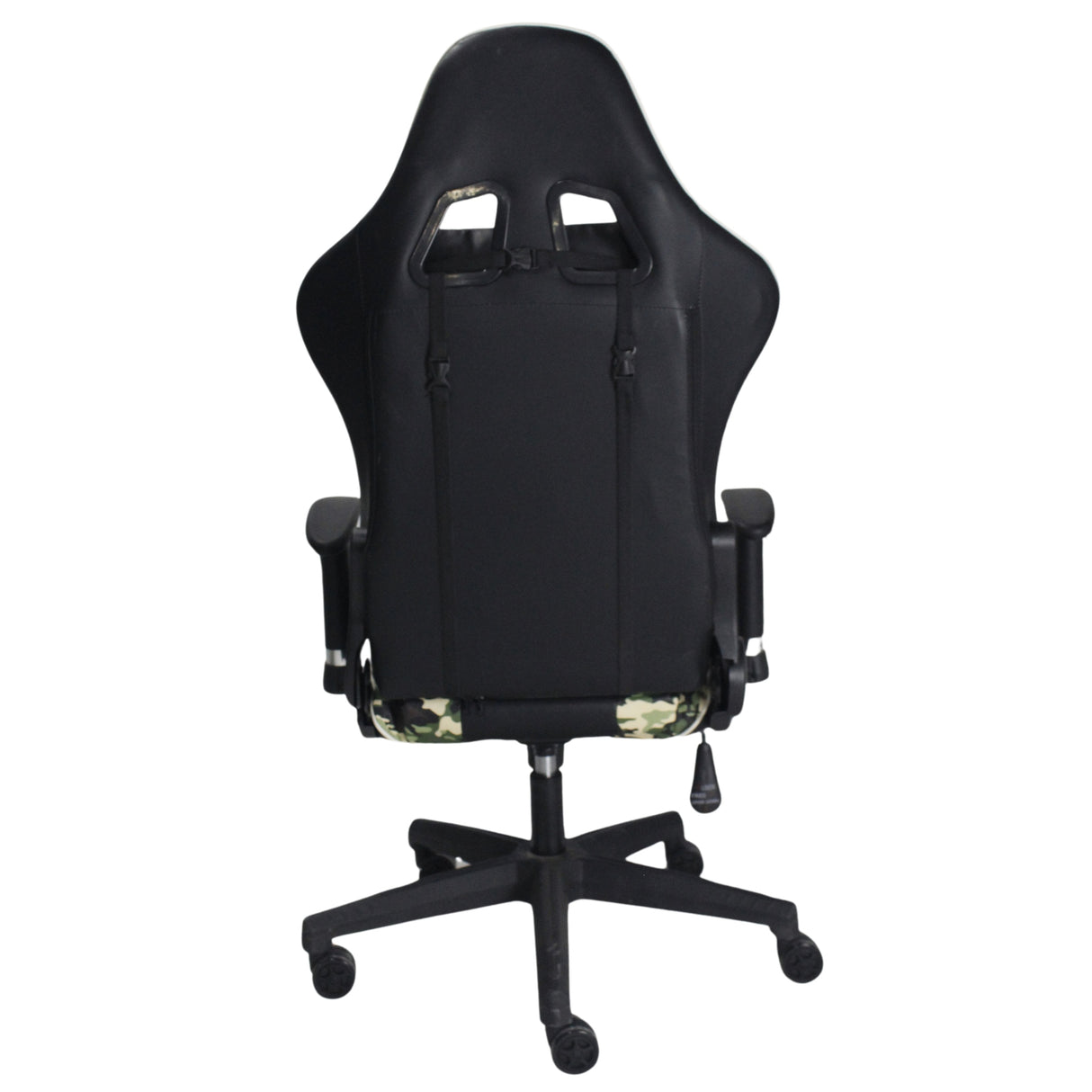 Silla Gamer Warzone Negro 54x137cm Reclinable con Soporte Lumbar y Apoya Cabezas - SILLAS DE OFICINA | Bylmo