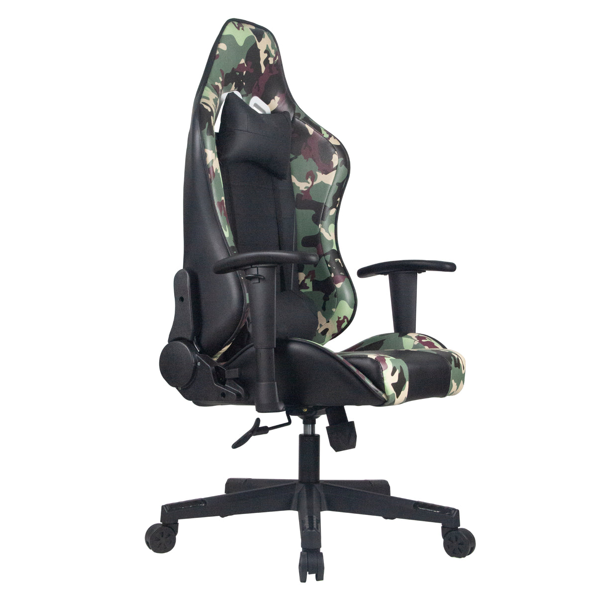 Silla Gamer Overkill Negro 51x132cm Reclinable con Soporte Lumbar y Apoya Cabezas - SILLAS DE OFICINA | Bylmo