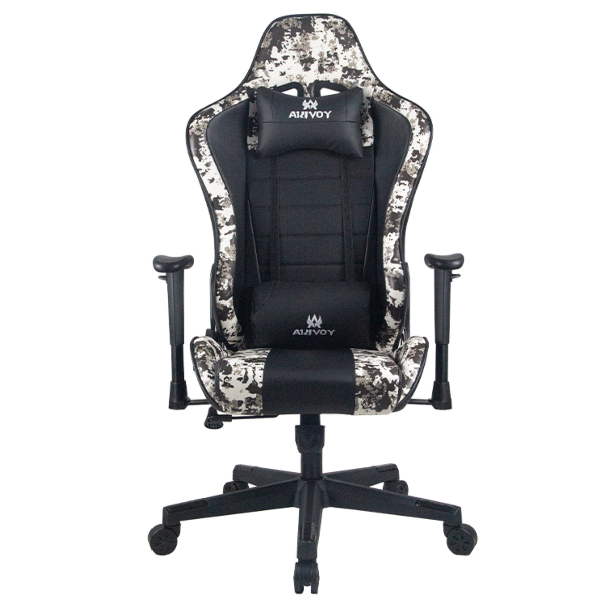 Silla Gamer Creed Negro 51x132cm Reclinable con Soporte Lumbar y Apoya Cabezas - SILLAS DE OFICINA | Bylmo