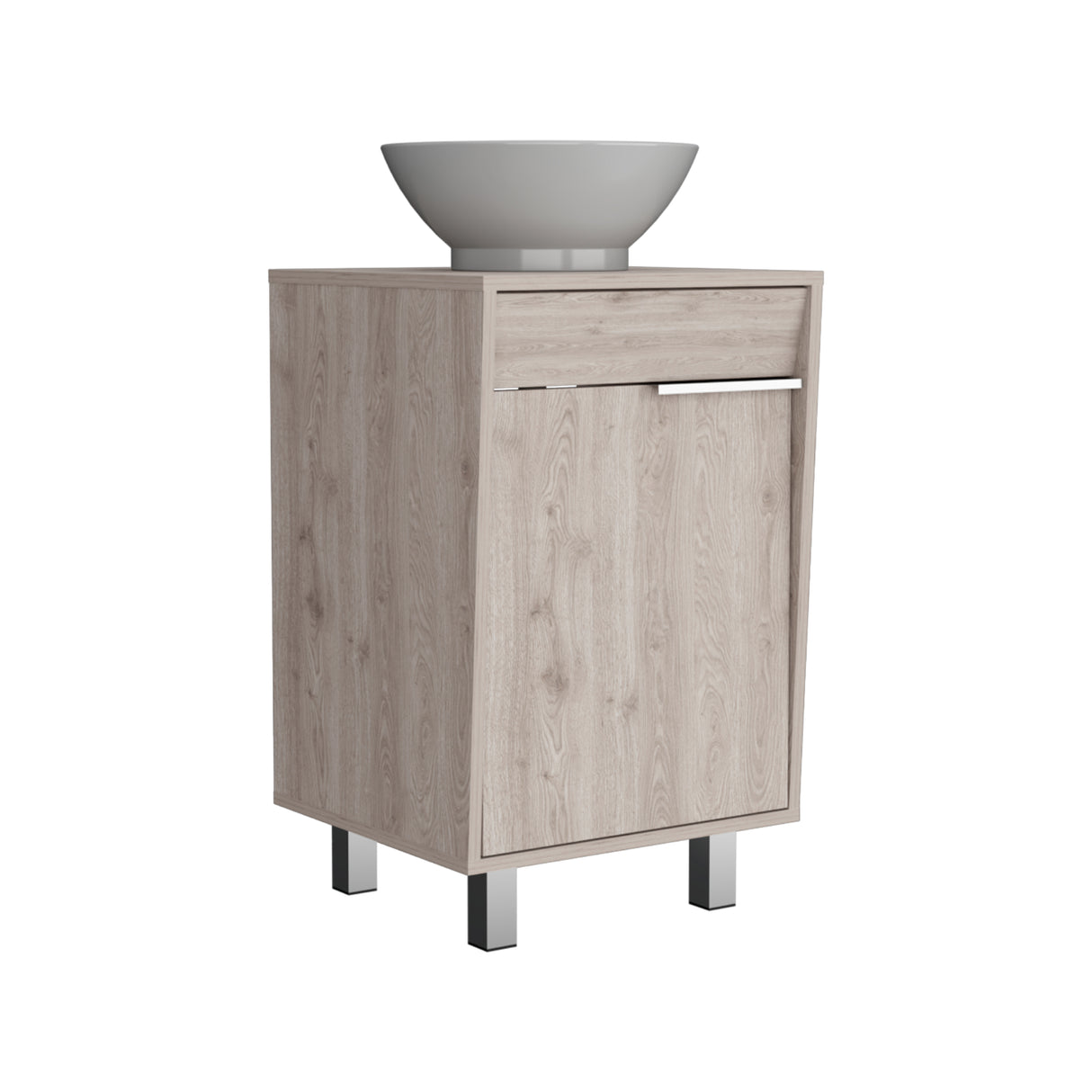 Mueble para Lavamanos Carter Bardolino 45.2x86.4cm Individual con Lavamanos de Sobreponer y con Patas - MUEBLES PARA LAVAMANOS | Bylmo