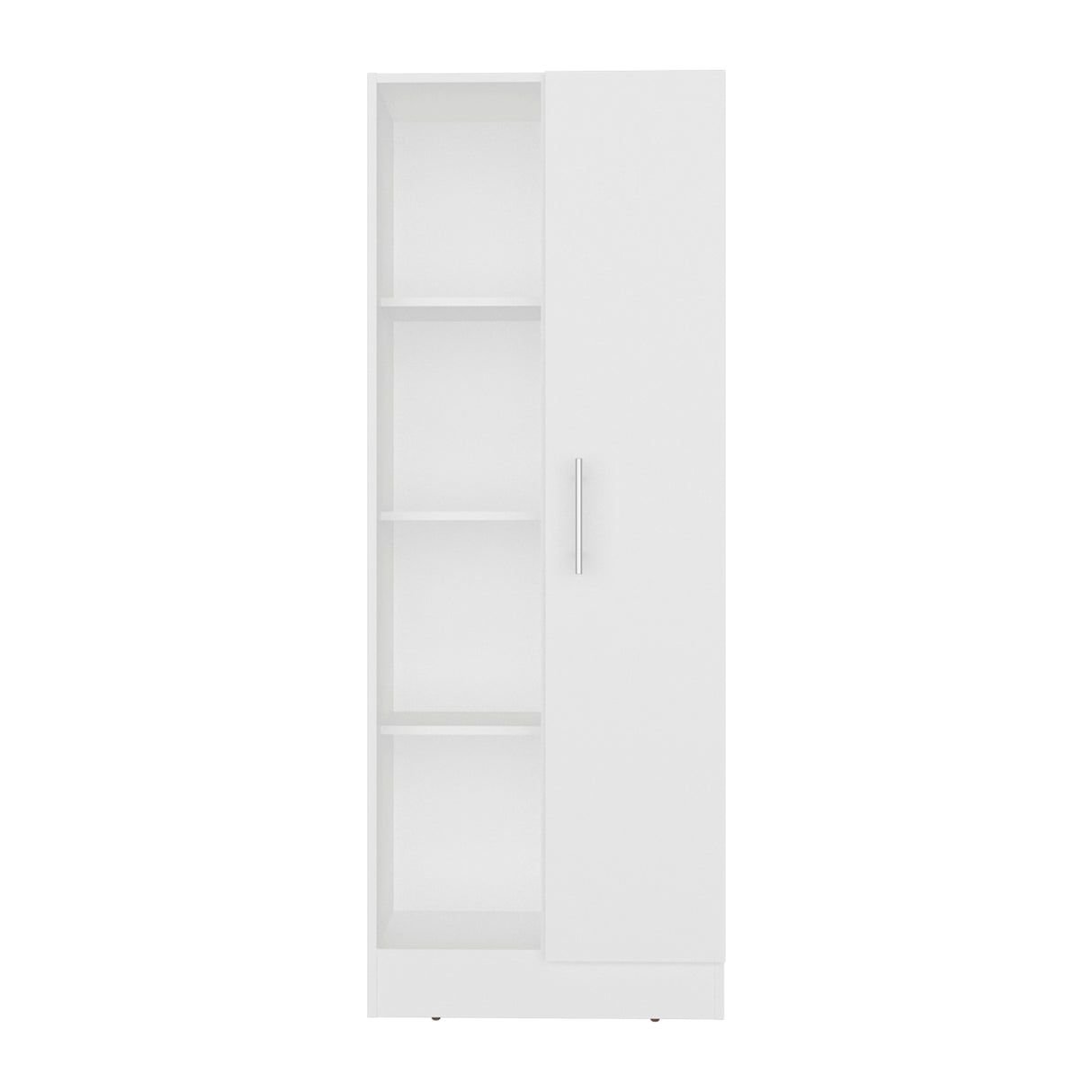 Alacena Felch Blanco 60x160cm y con Una Puerta - ALACENAS Y MUEBLES MICROONDAS | Bylmo