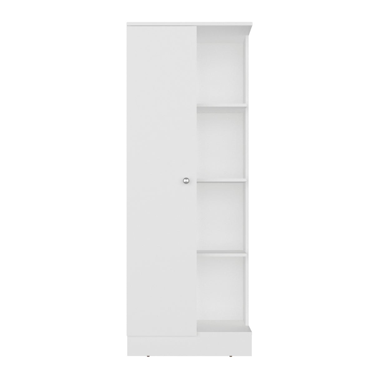 Alacena Ayora Blanco 60x160.6cm y con Una Puerta - ALACENAS Y MUEBLES MICROONDAS | Bylmo