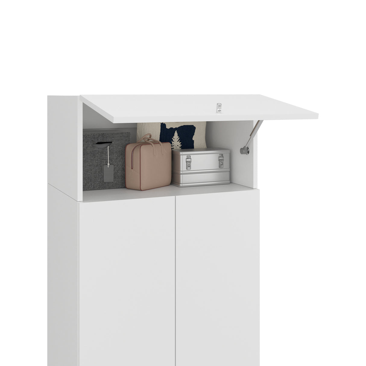 Complemento para Closet Tuhogar Blanco 60x30cm con Una Puerta - CLOSETS | Bylmo