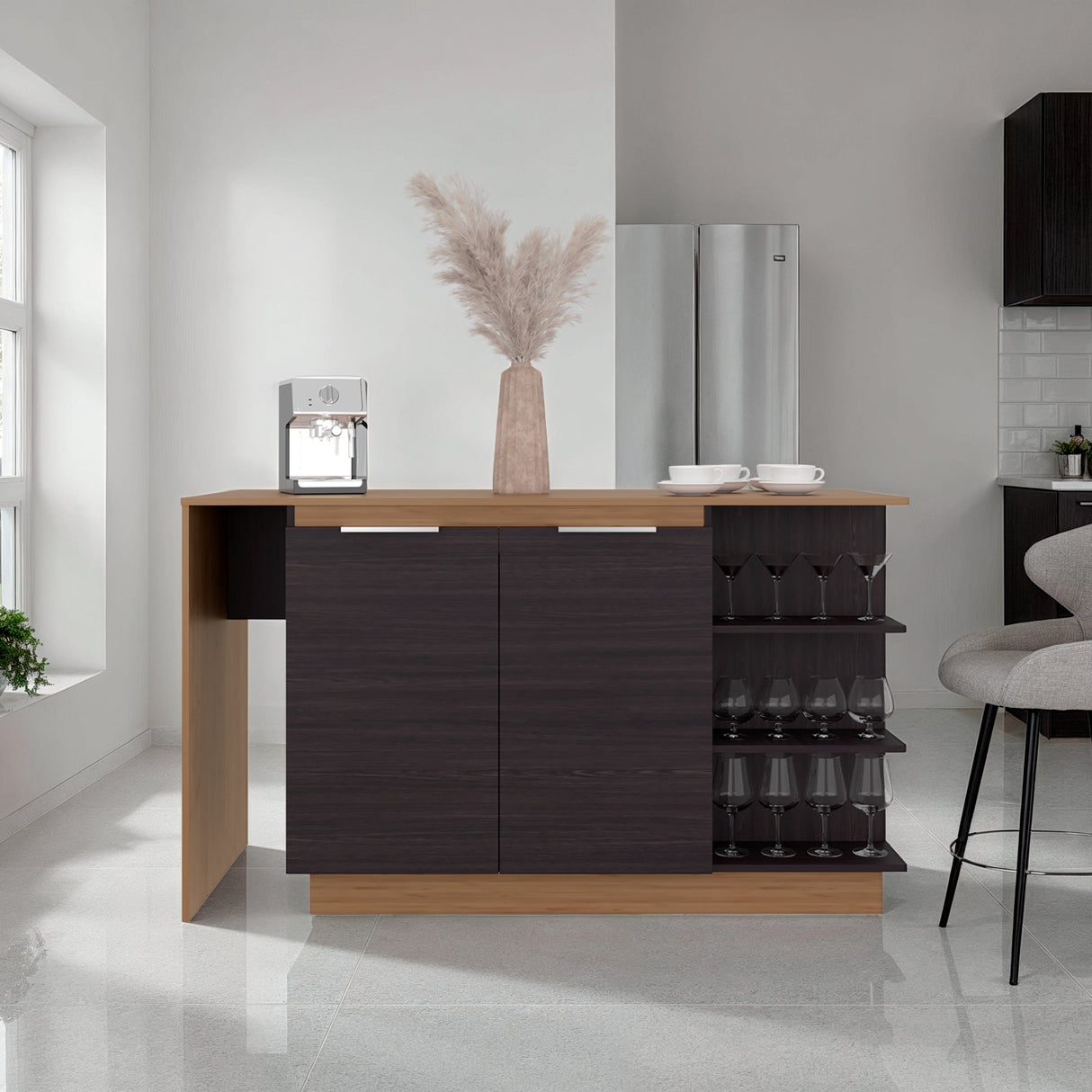 Barra Cocina Lumina Wengue - vista 7