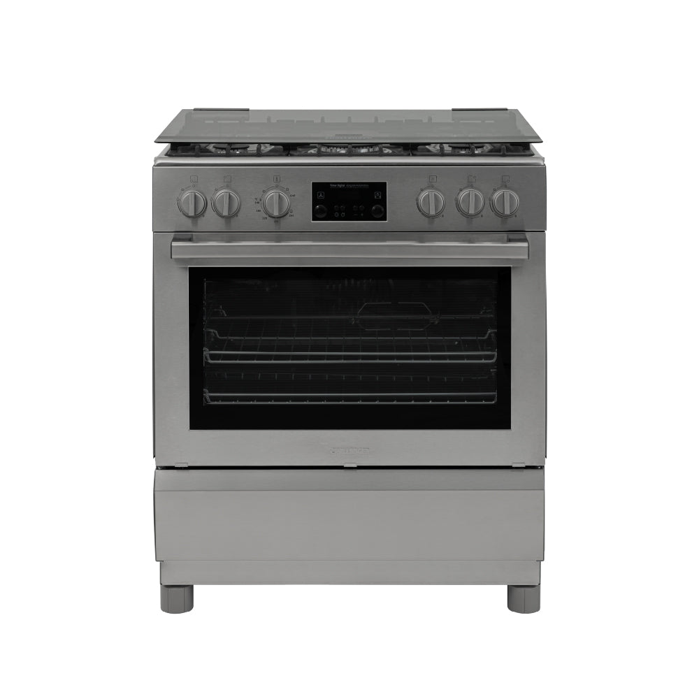 Estufa Challenger Cucina Gris 76x93cm de Gas Propano con Cinco Quemadores y con Temporizador - ESTUFAS | Bylmo