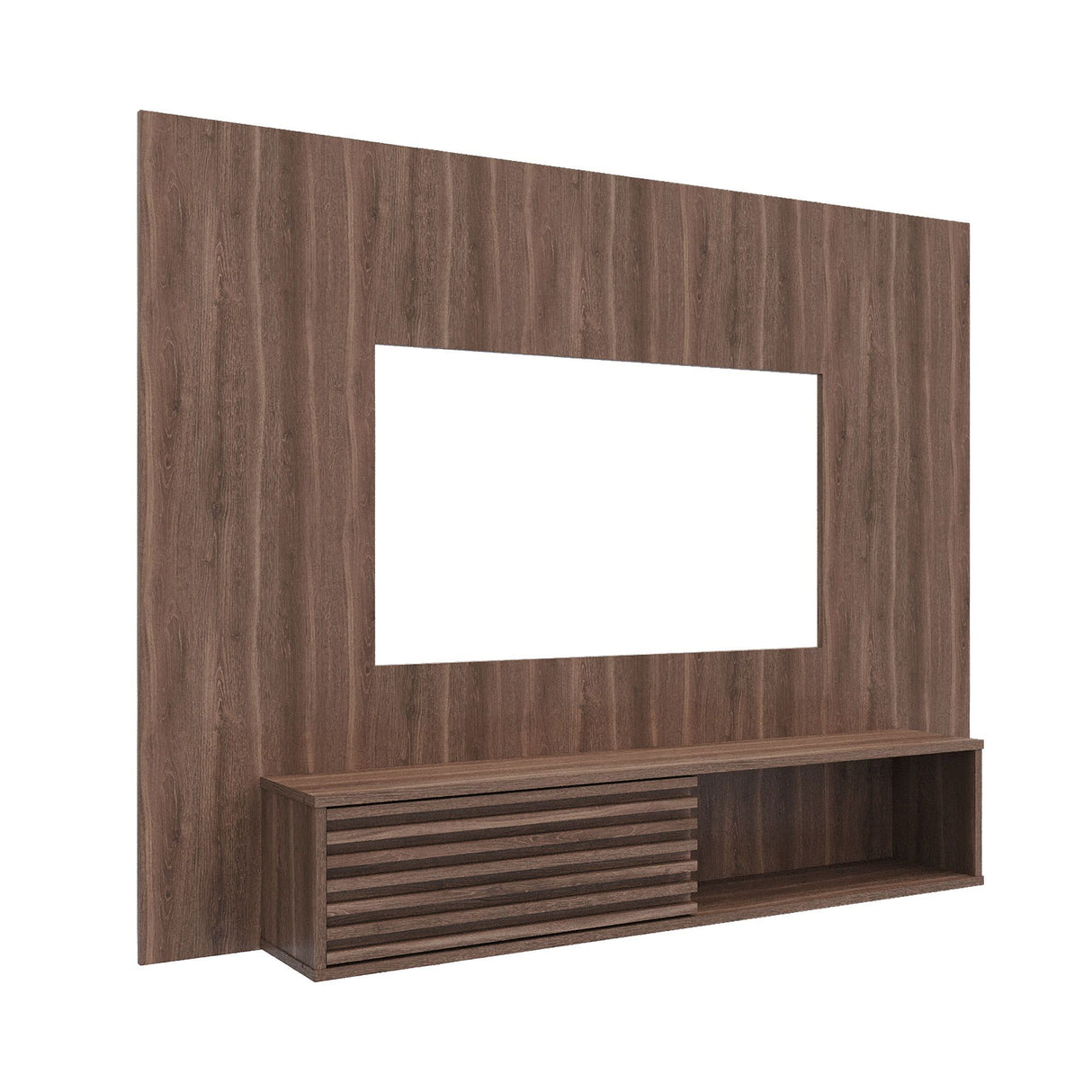 Panel de TV Nori Milan 155x118cm para TV Hasta 65" Pulgadas con Un Compartimiento - MUEBLES DE TV | Bylmo