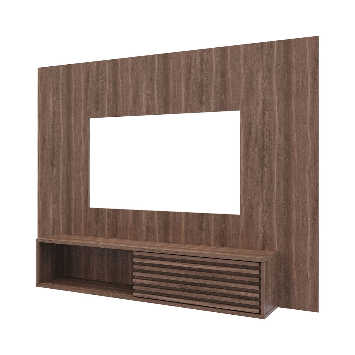 Panel de TV Nori Milan 155x118cm para TV Hasta 65" Pulgadas con Un Compartimiento - MUEBLES DE TV | Bylmo