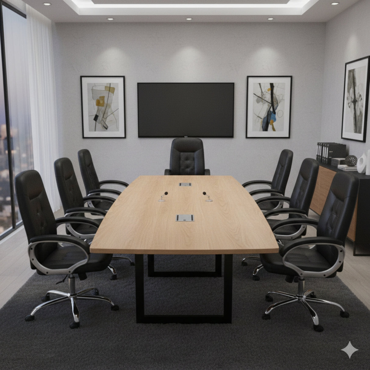 Silla Gerencial Vegas Negro 51x128cm Giratoria con Espaldar y con Apoya Cabezas - SILLAS DE OFICINA | Bylmo