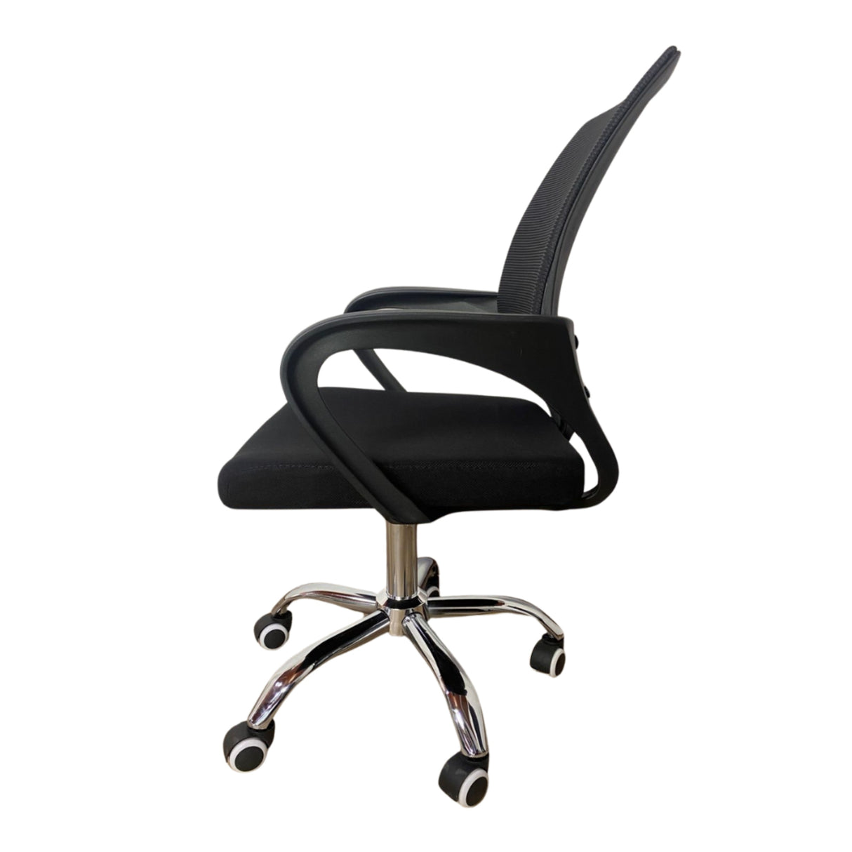 Silla de Oficina Libertad Negro 49x98cm Giratoria con Espaldar - SILLAS DE OFICINA | Bylmo