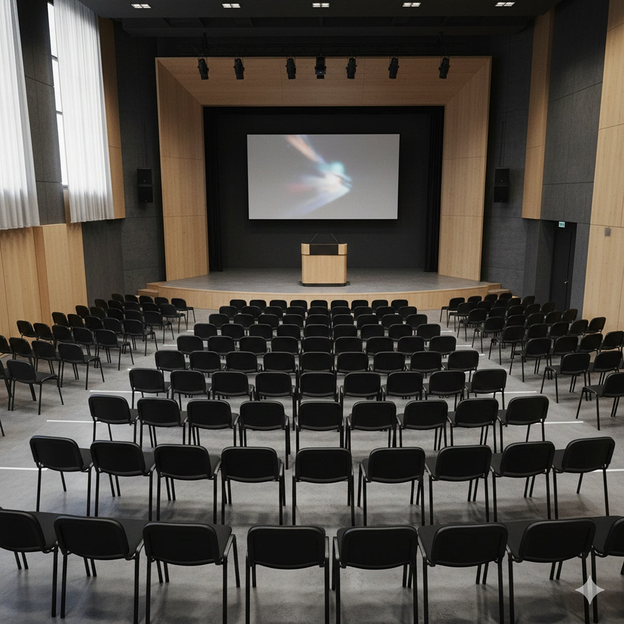 Silla Interlocutora Isóceles Negro 46x77cm con Espaldar - SILLAS DE OFICINA | Bylmo