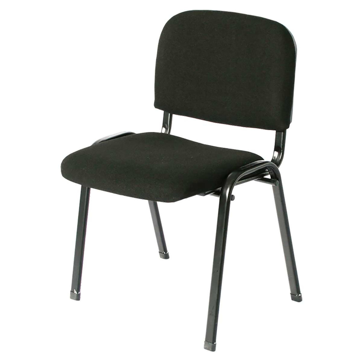 Silla Interlocutora Isóceles Negro 46x77cm con Espaldar - SILLAS DE OFICINA | Bylmo