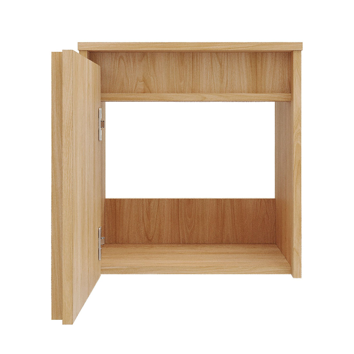 Mueble para Lavamanos Nori Miel 42x44.5cm Flotante Individual sin Lavamanos con Un Cajón y Una Puerta - MUEBLES PARA LAVAMANOS | Bylmo