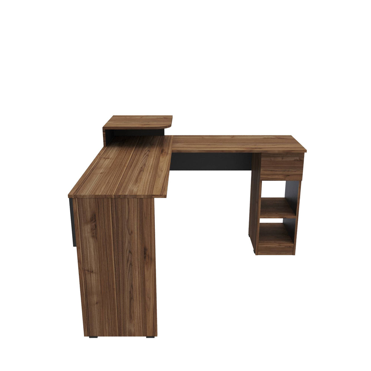 Escritorio Tiny Gales y Wengue 121x86cm con Un Cajón - ESCRITORIOS | Bylmo