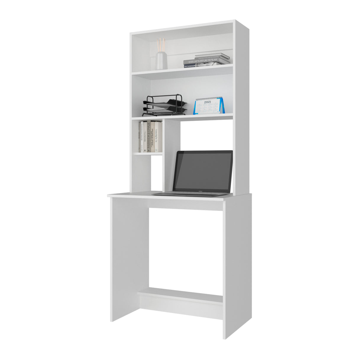 Escritorio Hutch Blanco 75.2x180.7cm sin Cajones - ESCRITORIOS | Bylmo