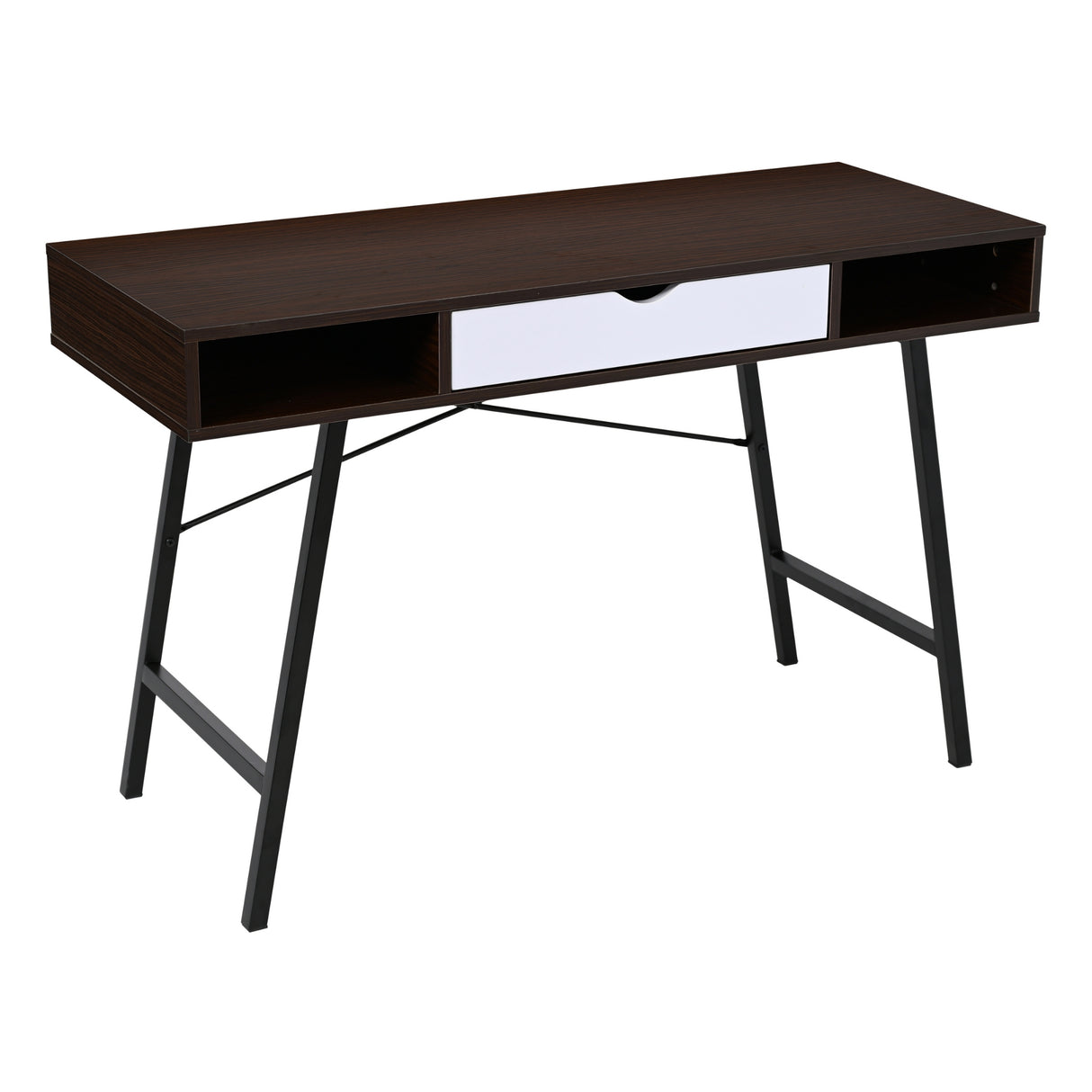 Escritorio Sirion Marrón 120x76cm con Un Cajón - ESCRITORIOS | Bylmo