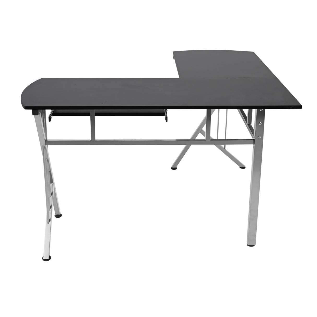 Escritorio en L Takai Negro 120x74cm sin Cajones - ESCRITORIOS | Bylmo