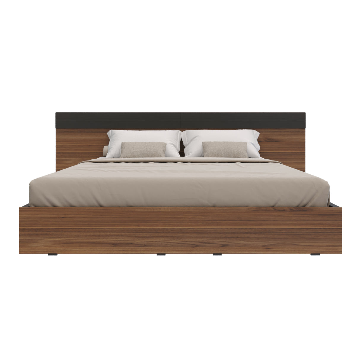 Base Cama Verona Gales y Wengue 212x71cm para Cama Doble 140 X 200 Cm con Cabecero - CAMAS | Bylmo
