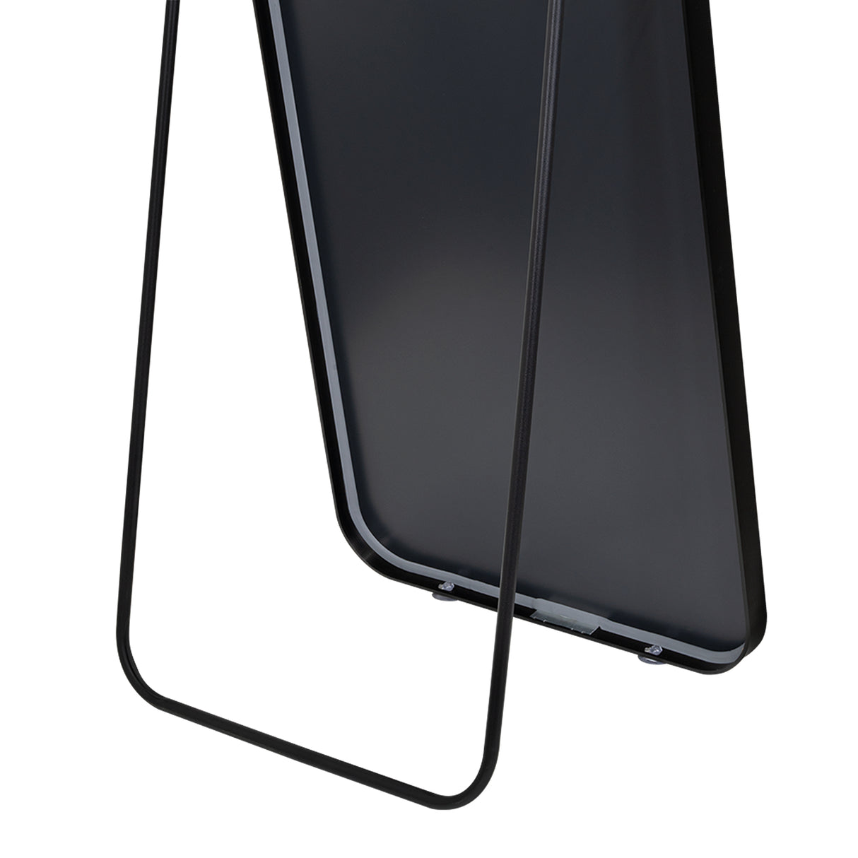 Espejo de Piso Riga Negro 45x170cm Rectangular con Marco Metálico - ESPEJOS DE PARED | Bylmo