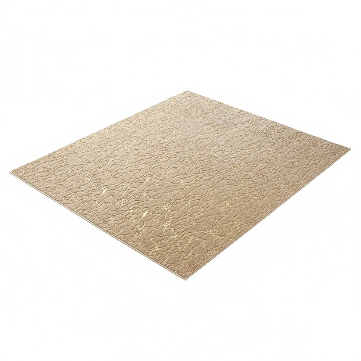 Tapete de Sala Gold Beige 90x150cm Rectangular Muy Suave Pet Friendly - TAPETES Y ALFOMBRAS | Bylmo