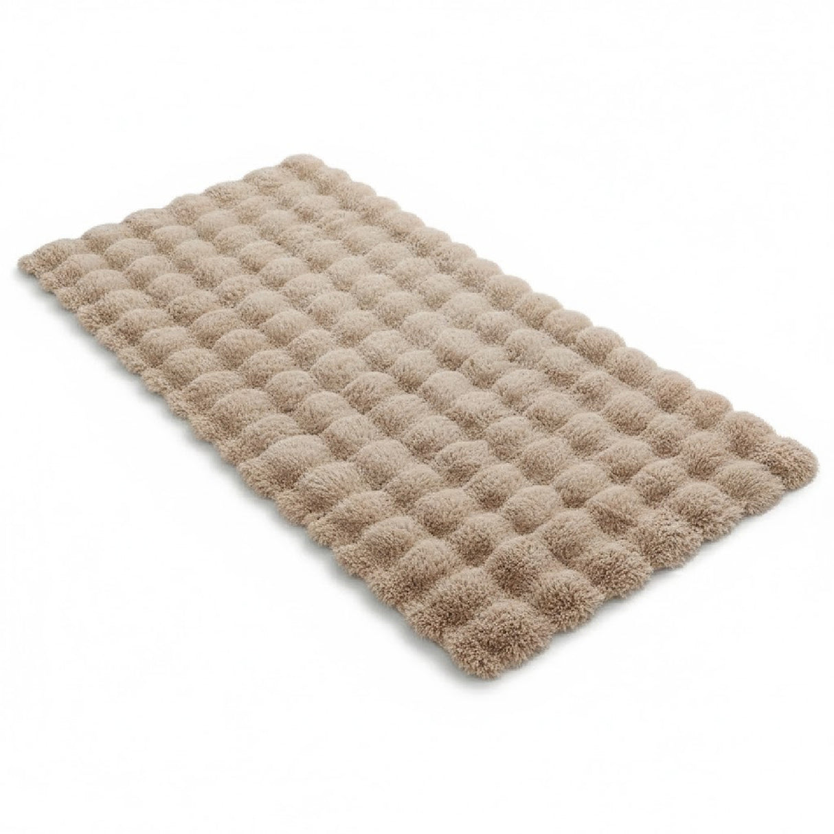 Tapete de Sala Terciopelo Beige 150x200cm Rectangular Muy Suave Pet Friendly - TAPETES Y ALFOMBRAS | Bylmo