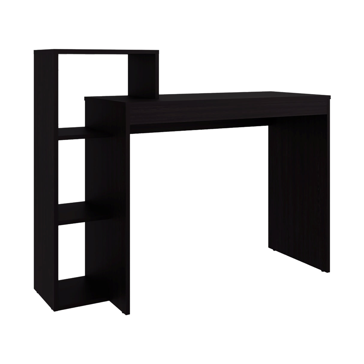 Escritorio Britt Wengue 110x90cm con Organizador de Libros - ESCRITORIOS | Bylmo