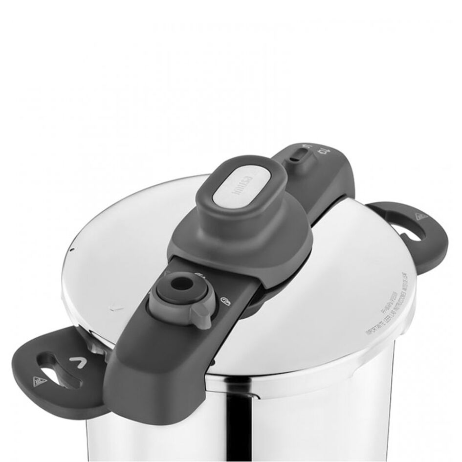 Olla a Presión Imusa Talent Master Gris 36x20cm de Cuatro Litros y de Acero Inoxidable - OLLAS Y SARTENES | Bylmo