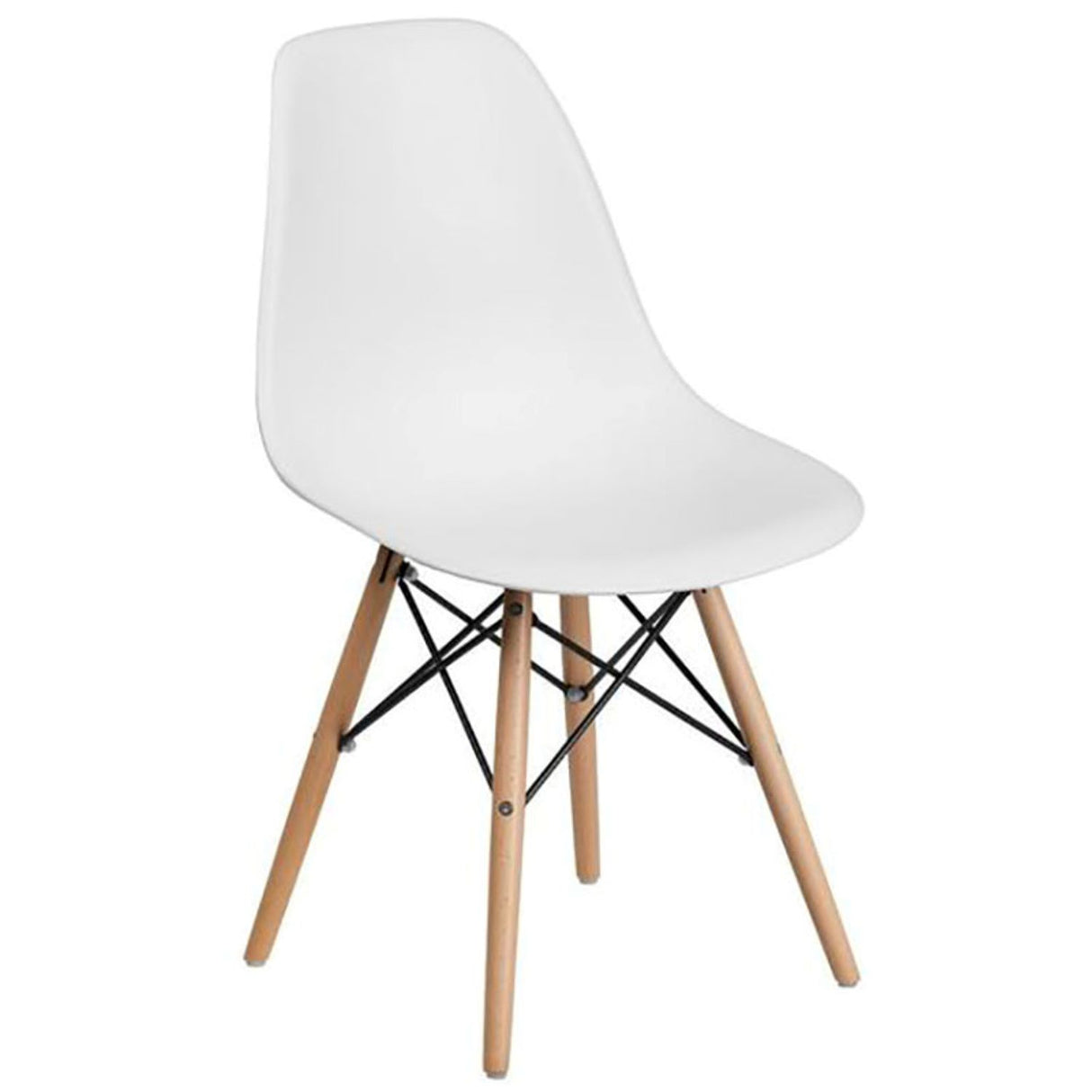 Combo Tocador Nice Blanco 100x135cm con Silla Eames y Espejo - TOCADORES | Bylmo
