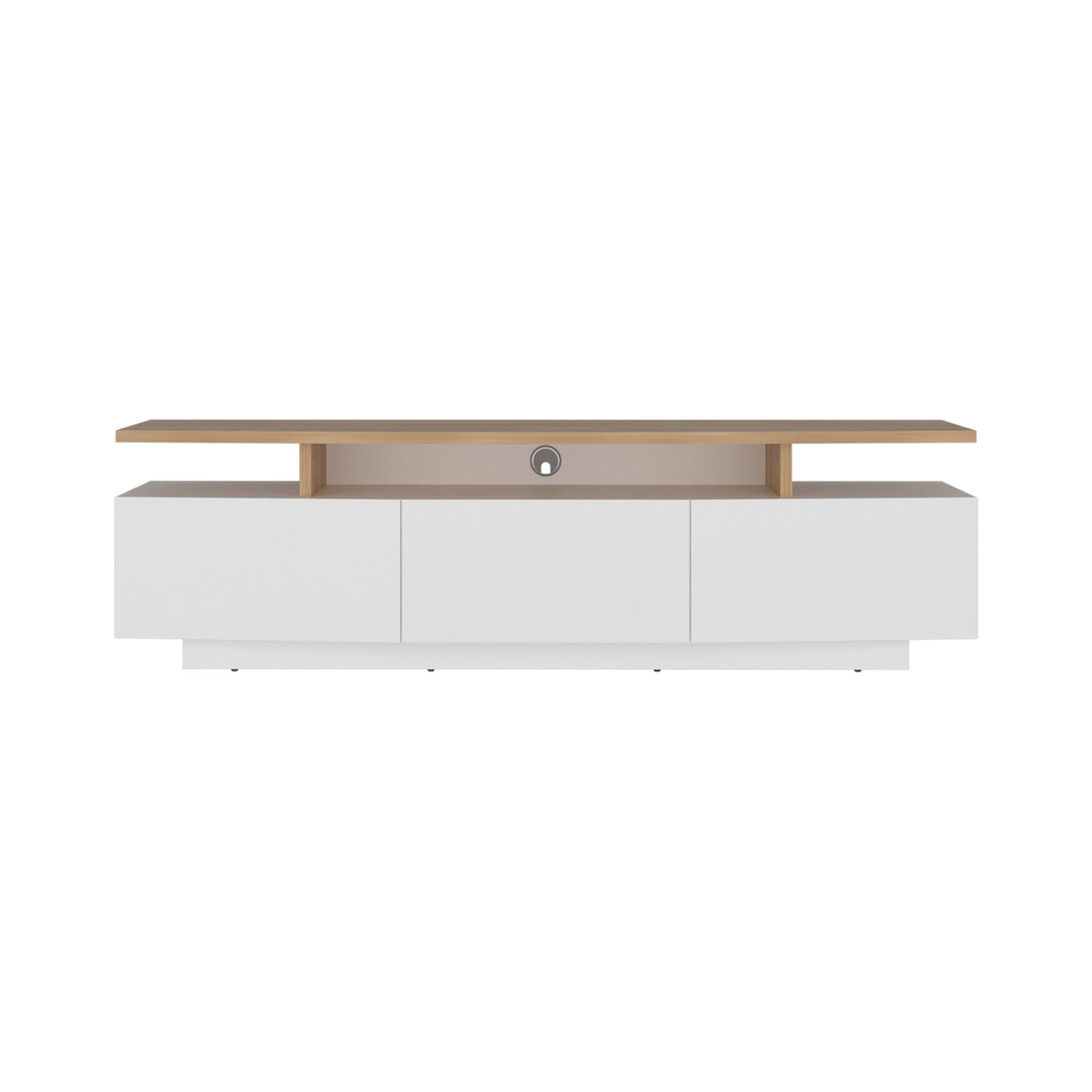 Rack de TV Serena Blanco Marquez y Fresno 180x51.1cm