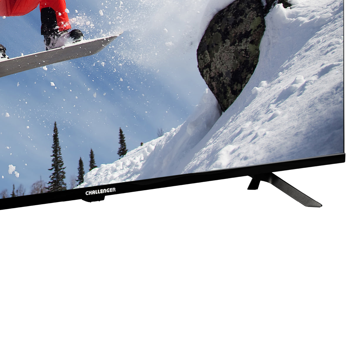 Televisor Challenger Google TV Negro 96.2x61.3cm de 43" Pulgadas Led FULL HD 1080P Smart con Bluetooth y Wifi Integrado - TELEVISORES | Bylmo