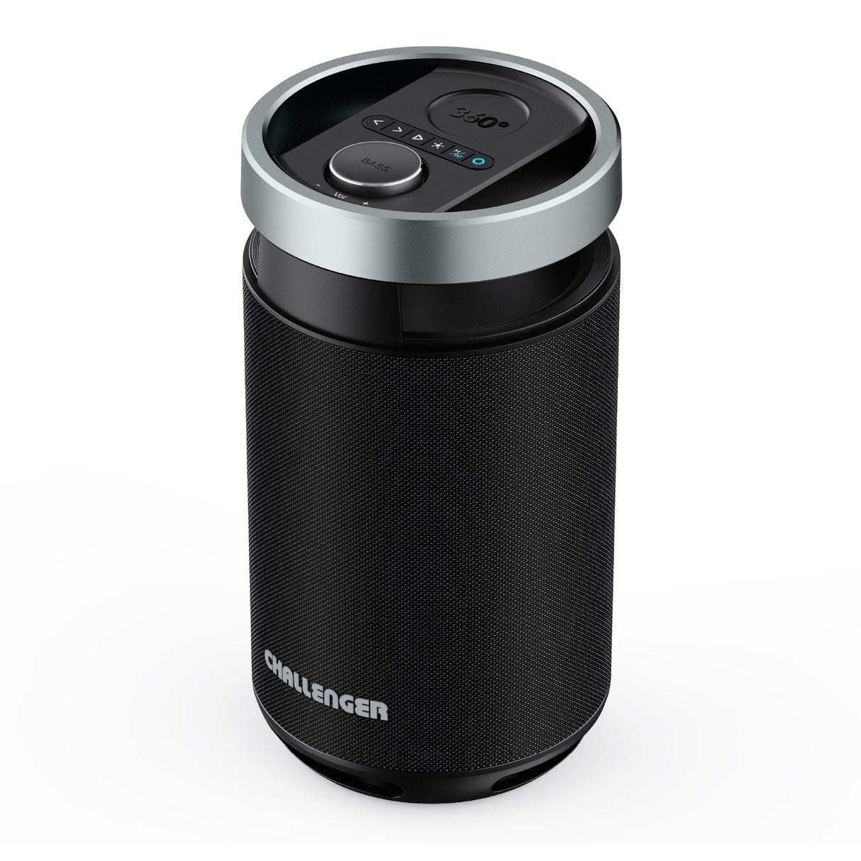 Parlante Portátil Challenger Negro 20.6x38.5cm con Bluetooth - PARLANTES | Bylmo