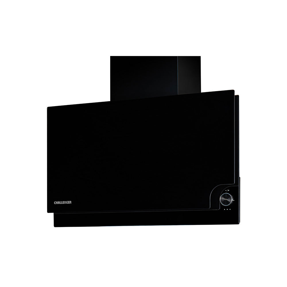 Campana Península Challenger Aura Negro 75x79.5cm de Tres Velocidades - CAMPANAS Y EXTRACTORES | Bylmo