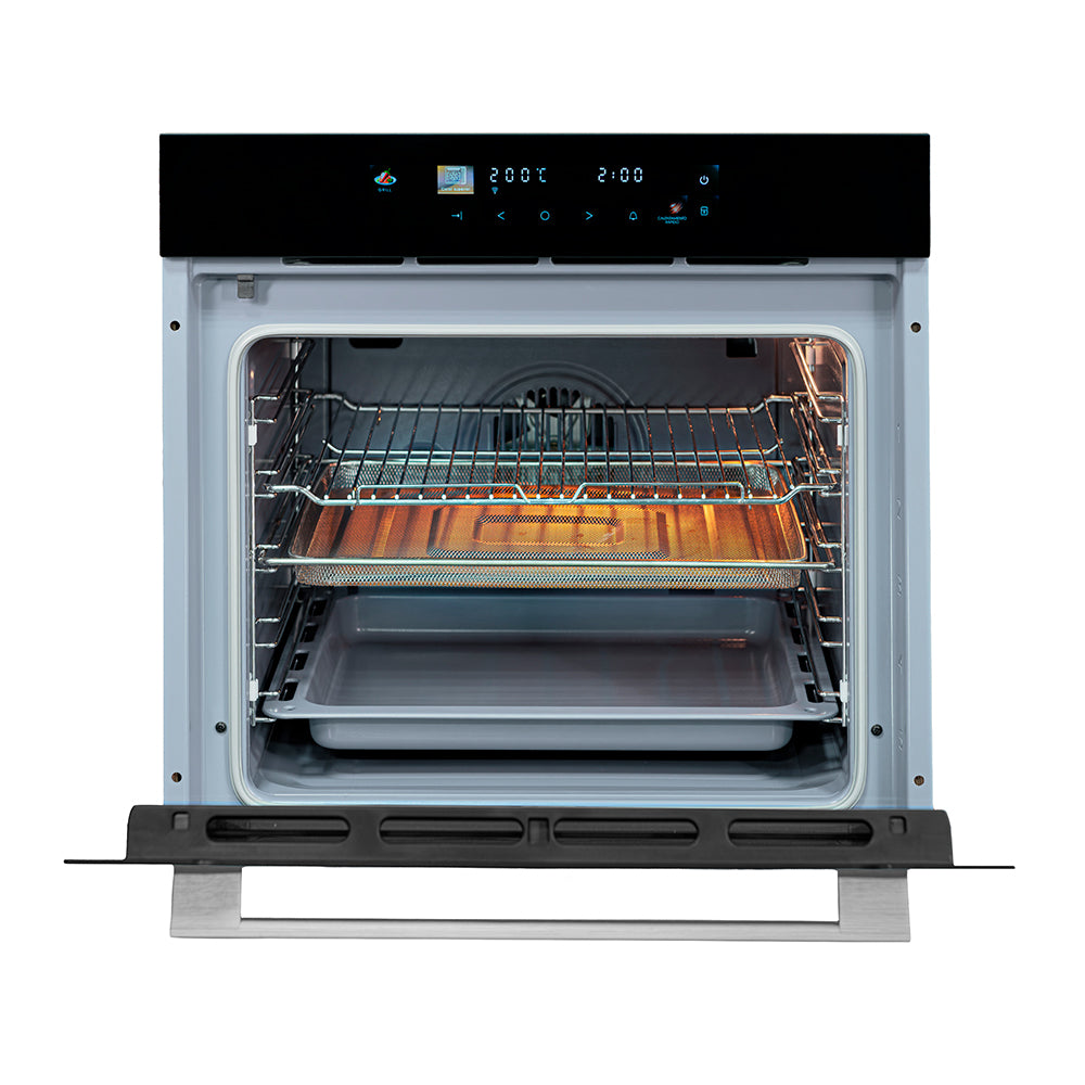 Horno de Empotrar Challenger Aura Negro 59.8x59.8cm Electrico 220 Voltios con Pantalla Digital - HORNOS DE EMPORTRAR | Bylmo