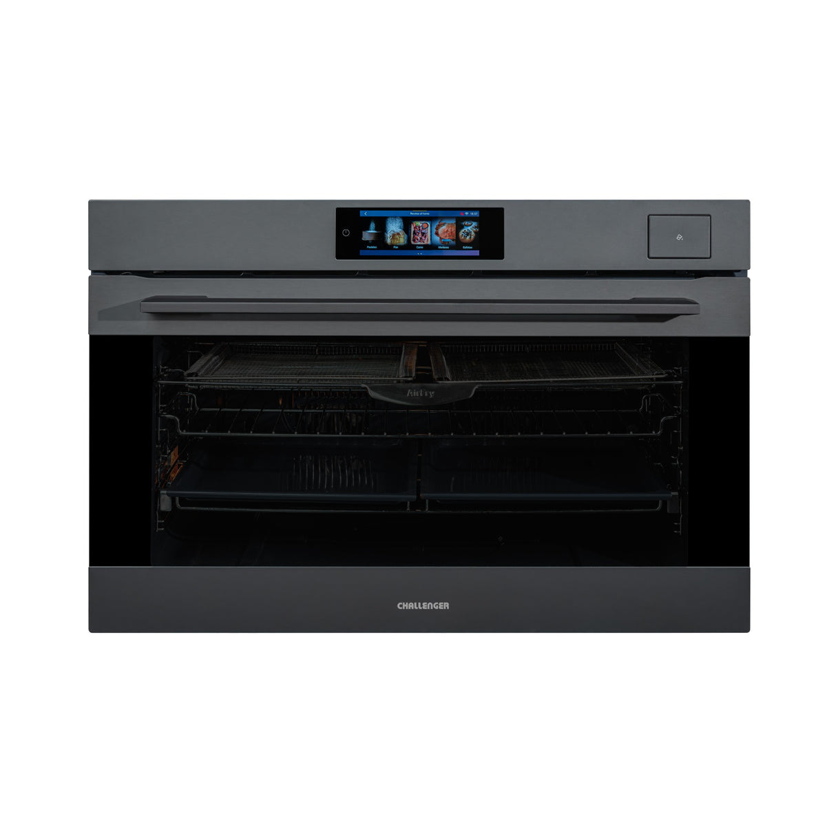Horno de Empotrar Challenger Isola Gris Mate 89.4x59.5cm Electrico 220 Voltios con Pantalla Digital - HORNOS DE EMPORTRAR | Bylmo