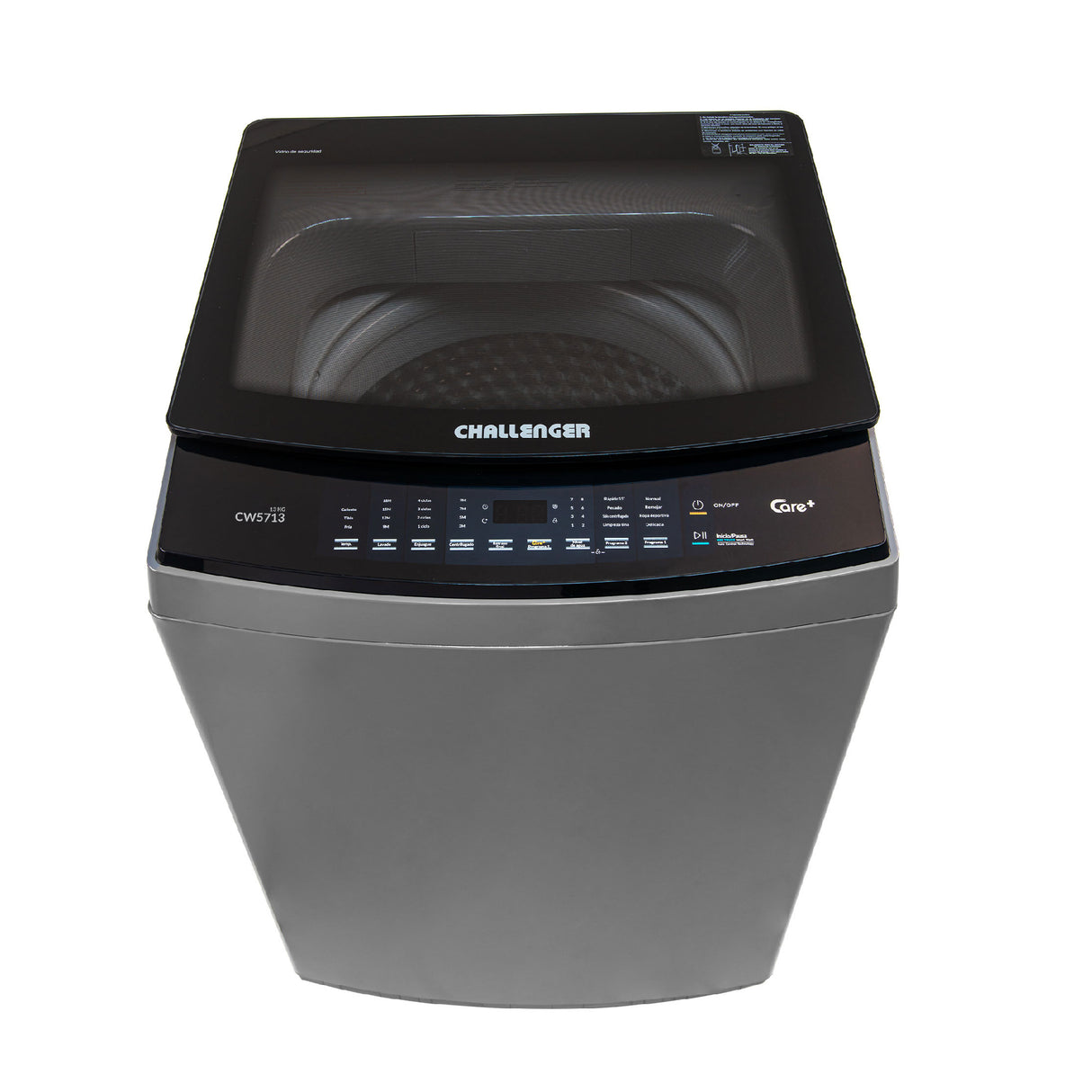 Lavadora Challenger Gris 55x94cm 13 Kilogramos - LAVADORAS Y SECADORAS | Bylmo