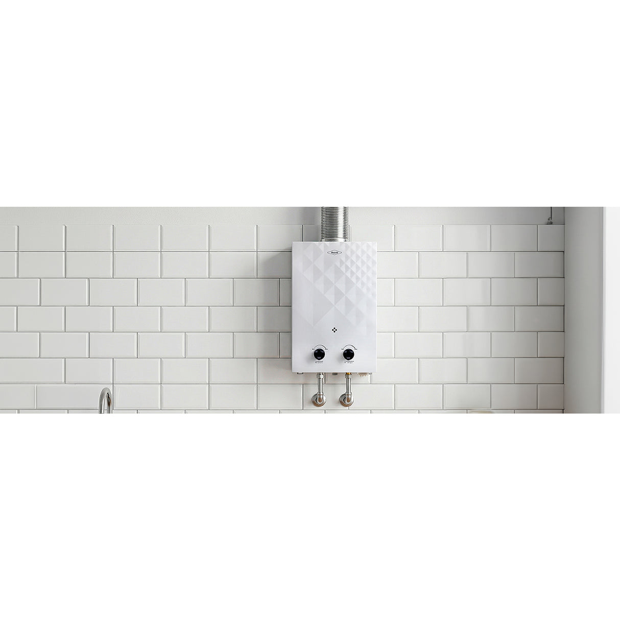 Calentador de Agua Haceb Blanco 15x14.9cm Tiro Natural 5 Litros de Gas Natural - CALENTADORES DE AGUA | Bylmo