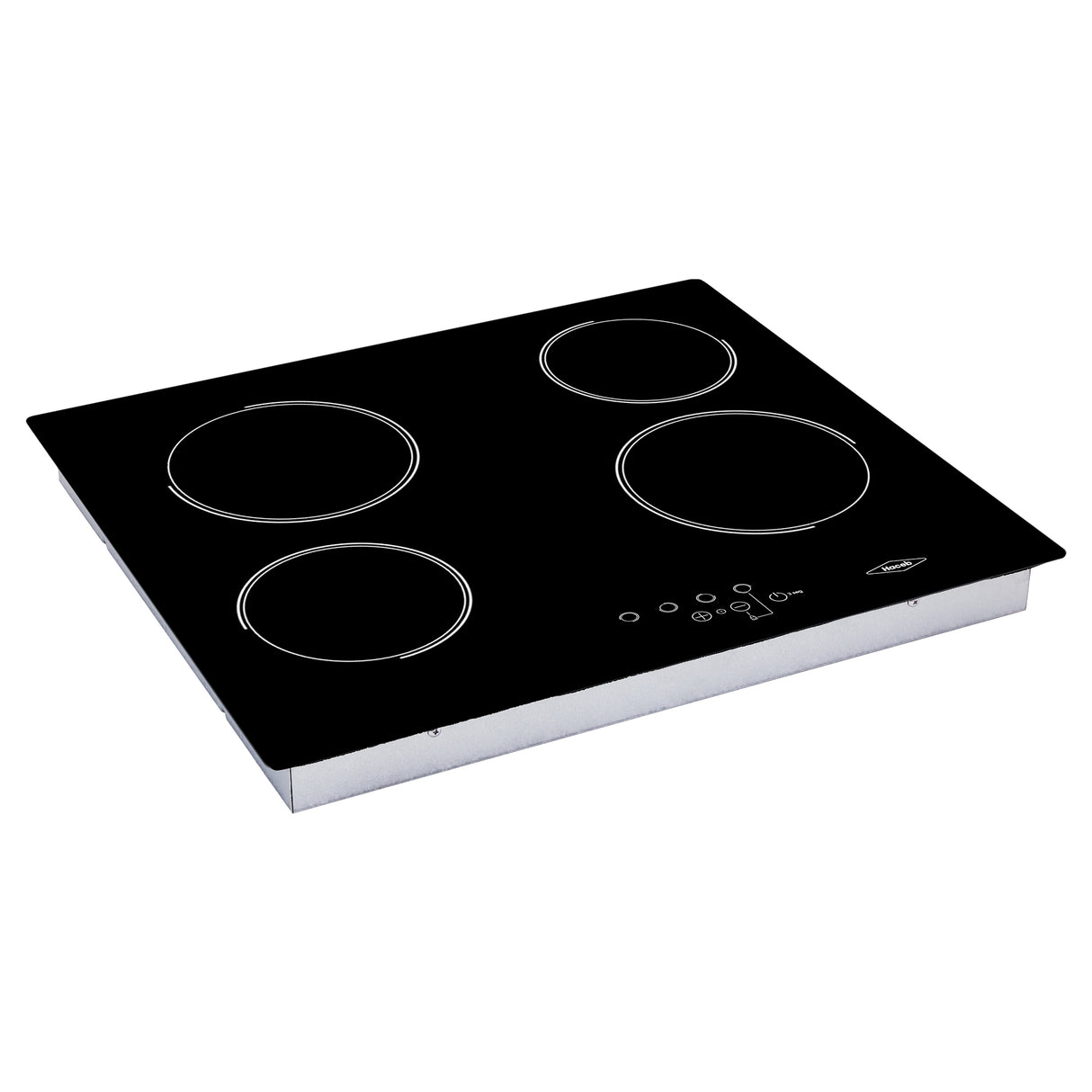 Estufa de empotrar Haceb Negro 68x62.5cm Vitroceramica Electrico con Cuatro Zonas de Cocción - ESTUFAS DE EMPORTRAR Y CUBIERTAS | Bylmo