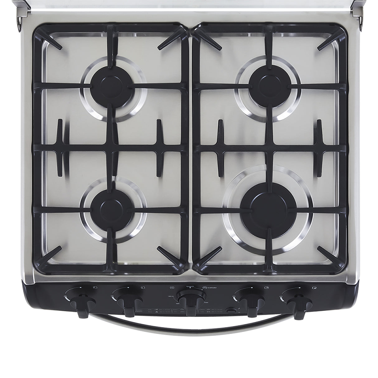 Estufa Haceb Negro 65.5x96.5cm Para Gas Propano con Cuatro Quemadores y con Horno - ESTUFAS | Bylmo