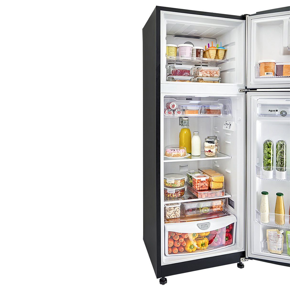 Nevera Haceb Inverter Inox 65x163cm No Frost de 254 Litros con Dispensador de Agua y con Pantalla Digital - NEVERAS | Bylmo