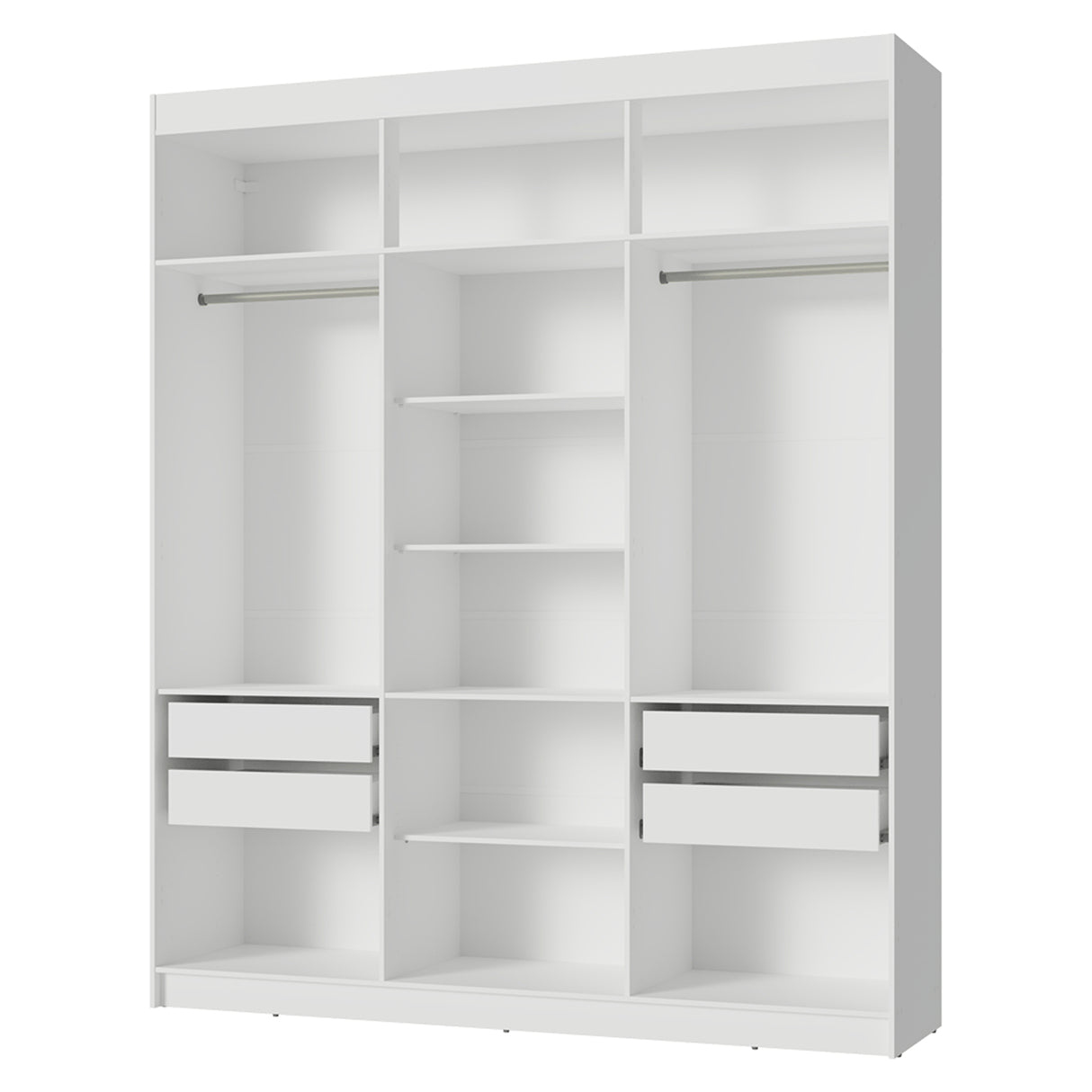 Closet Venus Blanco 180x217cm sin Puertas y con Doce Compartimientos - CLOSETS | Bylmo