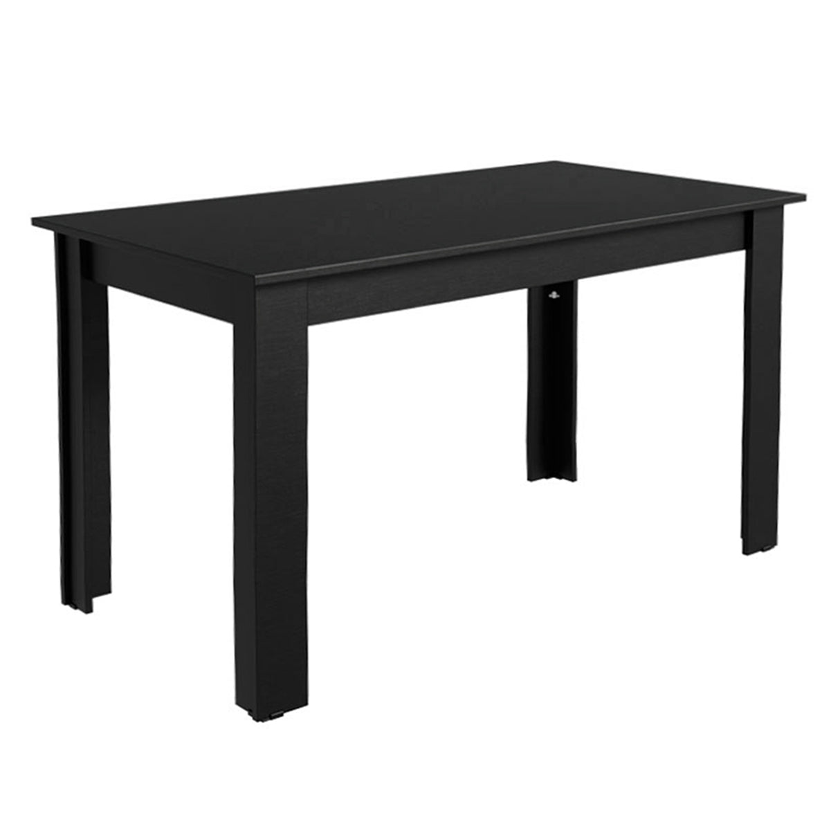Juego de comedor Allegro Negro 136x76cm Rectangular de Seis Puestos con Seis Sillas - COMEDORES | Bylmo