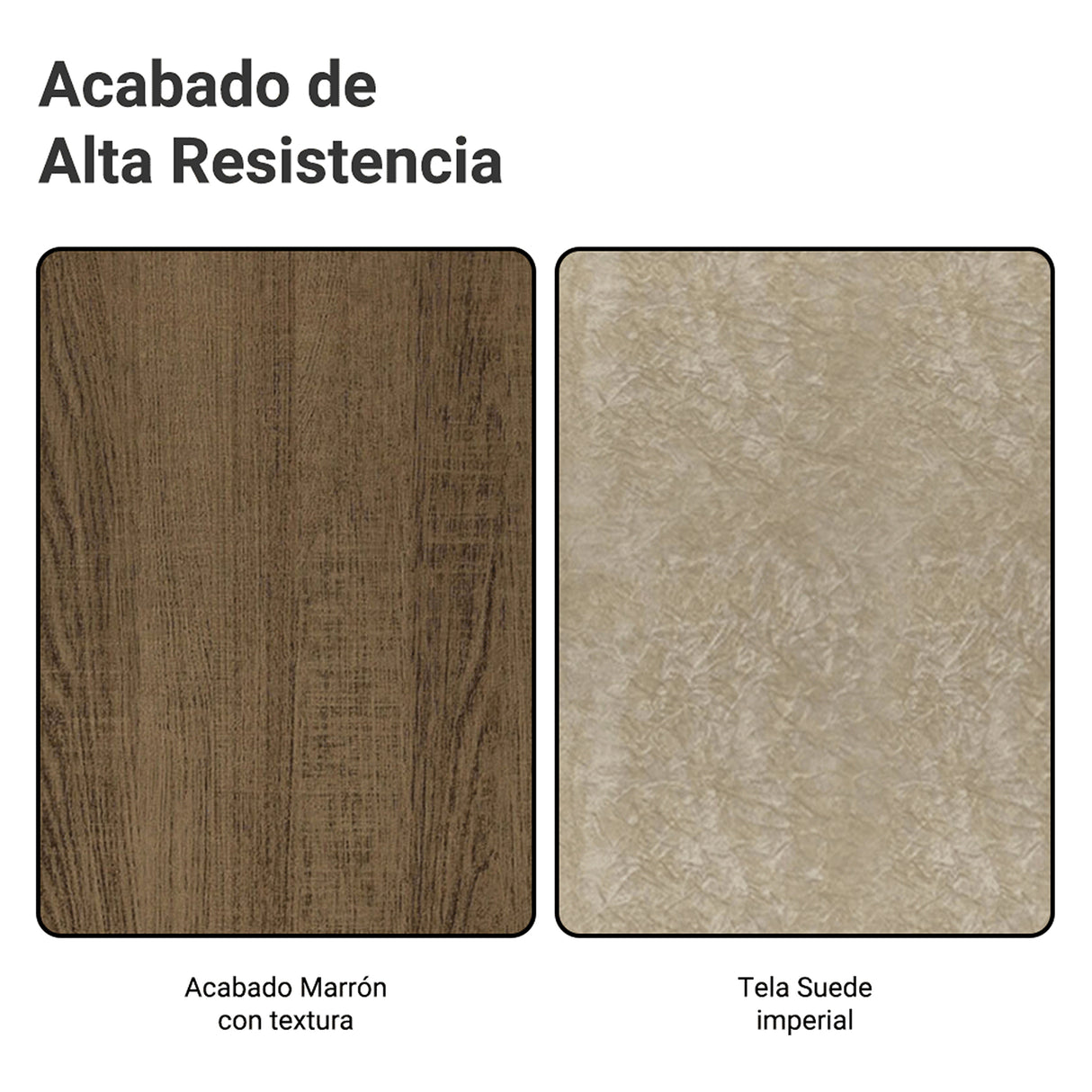 Juego de comedor Madrid Marrón y Beige 160x78cm Rectangular de Seis Puestos con Seis Sillas - COMEDORES | Bylmo