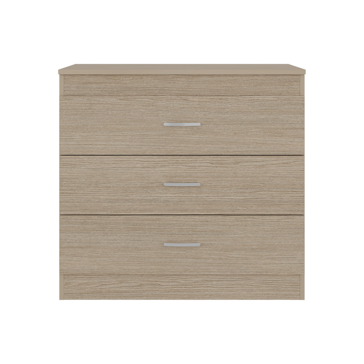 Cómoda Melia Cartagena y Blanco 80x75cm De Tres Hileras con Tres Cajones y con Espacio para TV - CAJONERAS Y COMODAS | Bylmo