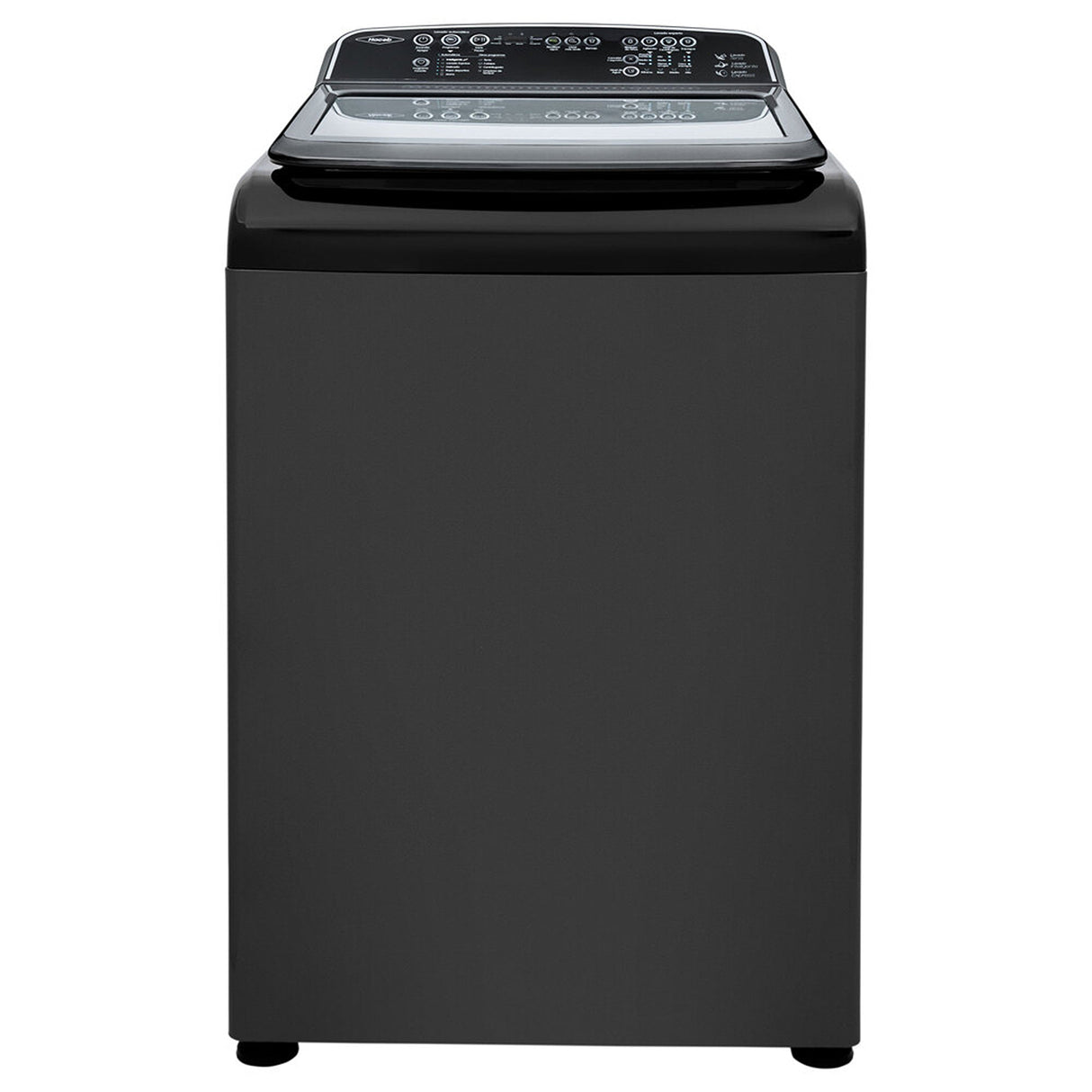 Lavadora Haceb Negra 62x107cm Para 16 Kilos con 11 Funciones Preconfiguradas - LAVADORAS Y SECADORAS | Bylmo