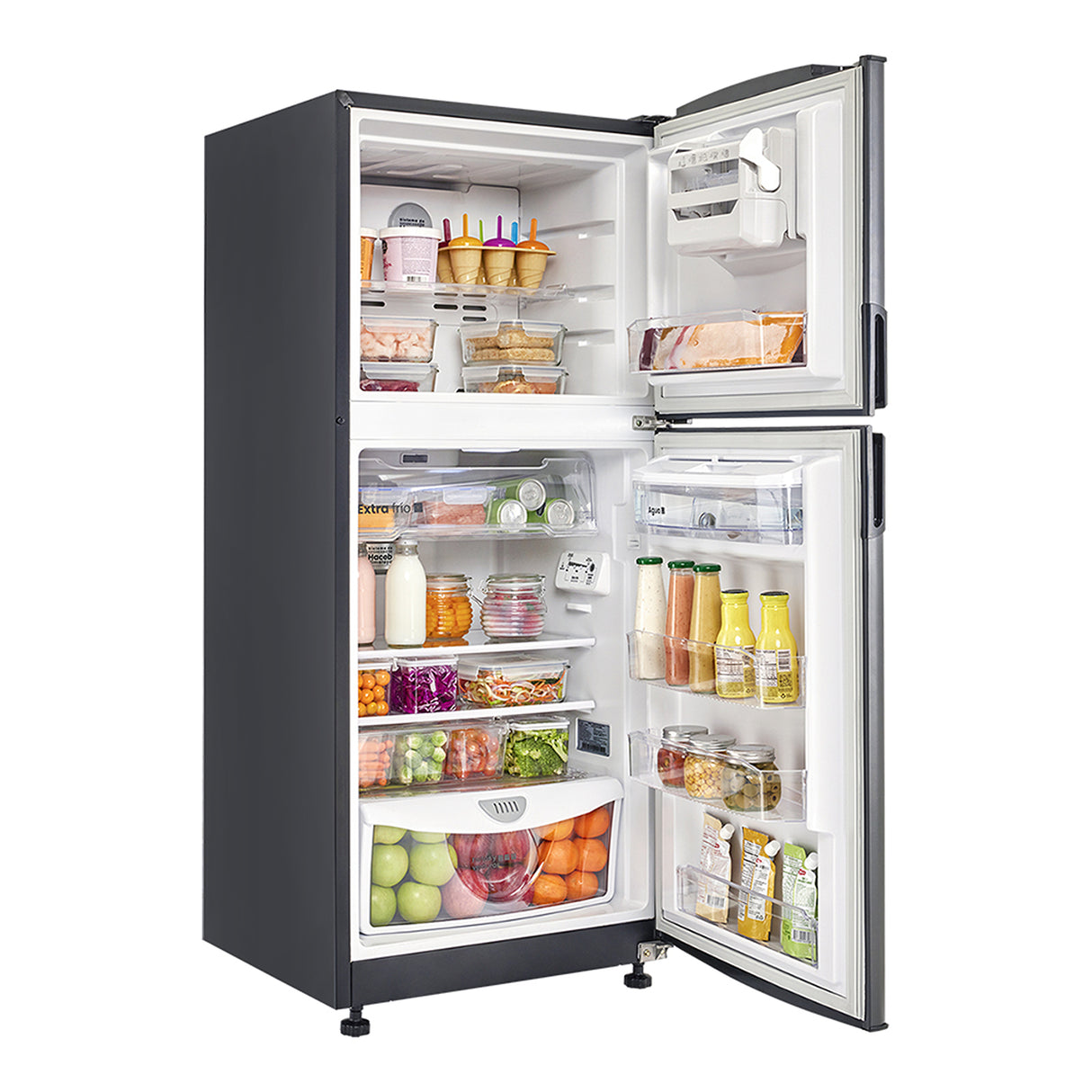 Nevera Inverter No Frost Haceb Titanio 62x148.5cm De 243 Litros con Dispensador de Agua - NEVERAS | Bylmo